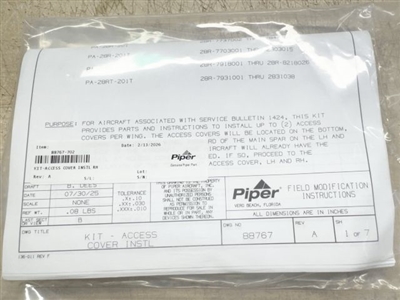 88767-701 kit cover Piper Aircraft NEW